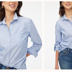 J. Crew Wren Slim Shirt Button Down Long Sleeve in light blue